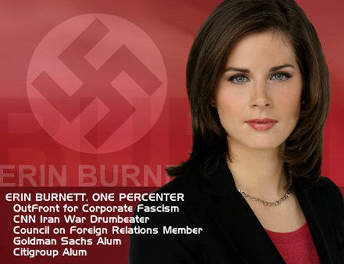 One Percenter Erin Burnett: OutFront Corporate Fascist and Iran War ...