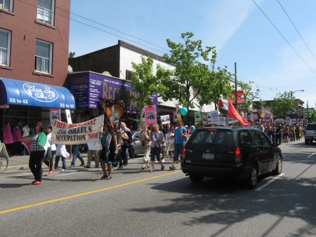 Hundreds in Vancouver mark 64 years of Palestinian resistance to ethnic cleansing