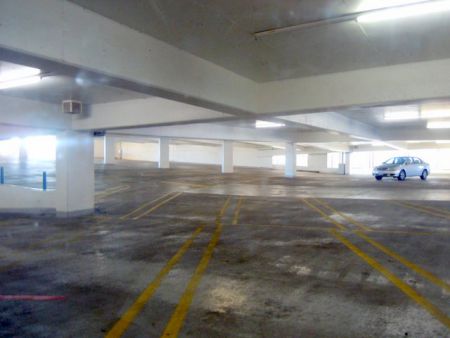 Inside the Chinatown Plaza Parkade