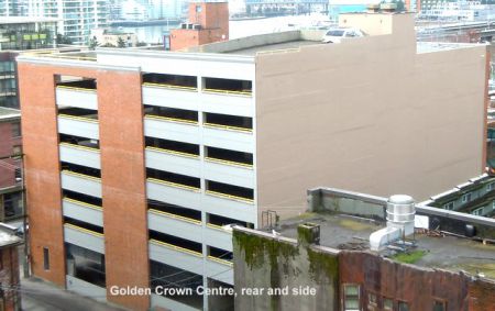 Golden Crown Centre – side and rear