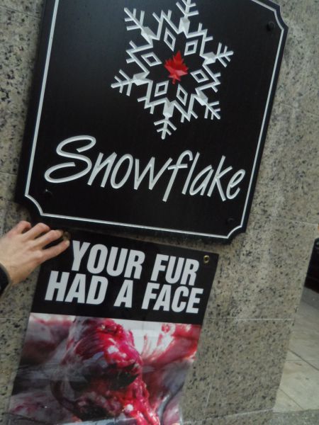 Snowflake = animal cruelty