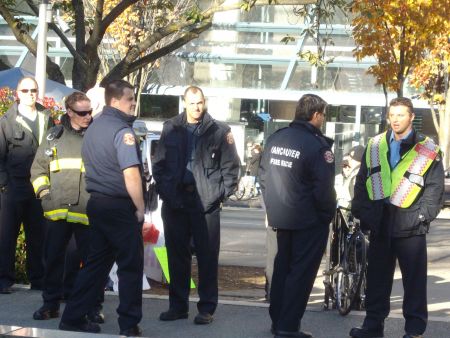 Vancouver fire fighters, Oct 15 2011