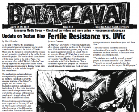 Balaclava! VMC Broadsheet, issue 10