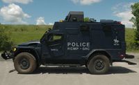 One of the RCMP Tactical Armoured Vehicles deployed across Canada. Photo: RCMP.