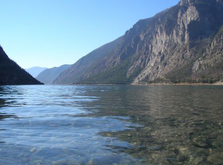 Seton Lake was dammed by BC Hydro in 1956. Dams like this one reduce water flow for migrating salmon. Photo by Nat Marshik