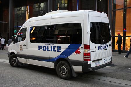 The VPD transports its PSU members with these Sprinter vans, which usually carry 5-6 PSU members. They can be distinguished from the Sprinter prisoner transport vans by their large side and rear windows. 