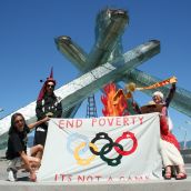 Poverty Olympics Torch Relay (onto London 2012)