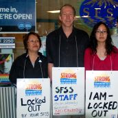 Locked out CUPE staff