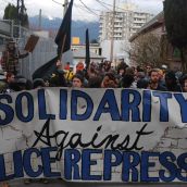 solidarity against police repression march 