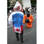 Activists disrupt Canada Day parade in downtown Vancouver