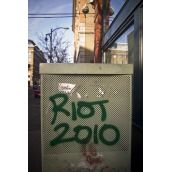 Riot 2010 Graffiti Near East Hastings Street