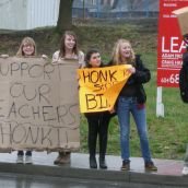 Chilliwack Students Walk Out in Support of BC Teachers and Public Education