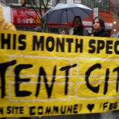 Ten Sites at a Time: Rally to Reclaim Housing