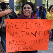 Protest demands safe return of kidnapped Mexican student teachers