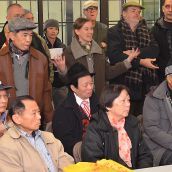 Seniors at a Dec 5 press conference 
