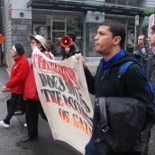 Vancouver rally against Israeli massacre on flotilla