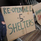 Press Conference at Fraser Street Shelter to Launch New Housing Campaign
