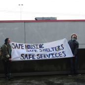 Community March Demands Safe Housing for Women. Vancouver, March 22, 2011. Photo: Sandra Cuffe