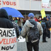 Raise the Rates calls for 'Justice not Charity' at CBC