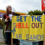Rising Tide Targets Shell Tar Sands Plans