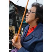 Treaty 8 Elders Visit Site-C Hunger Striker
