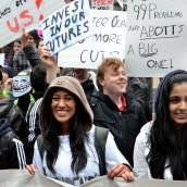 High school students set for 'class' war