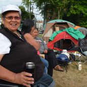 Tent Village Grows as Eviction Standoff Continues  