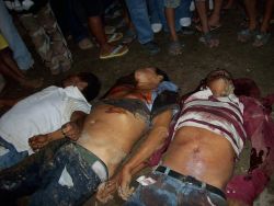 Photos of November 15 2010 massacre in Tumbador, Trujillo, Honduras