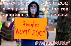 AUMF 2001 Is The Disease. NDAA 2012 Is Only One Symptom.