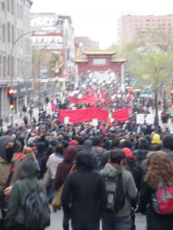 May Day in Montreal