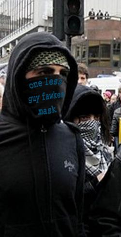 One Less Guy Fawkes Mask  :p