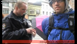 Ed Durgan in a video still of his arrest