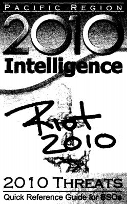 Image from CBSA "intelligence" document