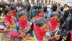The Zapatista Army of National Liberation (Ejército Zapatista de Liberación Nacional, EZLN) Silent March, Dec. 21, 2012