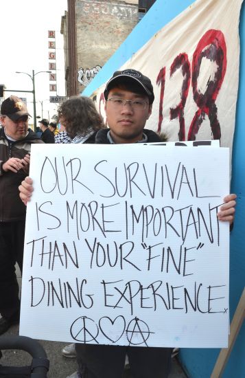 Hunger Strike Targets Gentrification/Housing | Vancouver Media Co-op