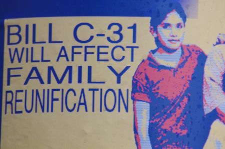 Bill C-31 will affect family reunification