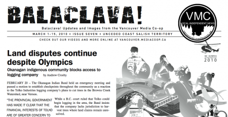 Balaclava! VMC Broadsheet, issue 7