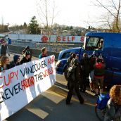 Occupy Vancouver Blocks New Brighton Park Port