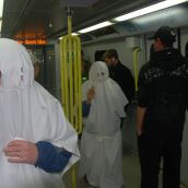 Ghosts ride the Broadway to Olympic Village Skytrain