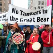 No Tankers in the Great Bear! Vancouver, March 26, 2012. Photo: Sandra Cuffe