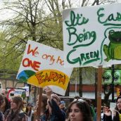 It's Easy Being Green. Vancouver, April 22, 2012. Photo: Sandra Cuffe