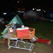  Cops Blink on Tent City Takedown 