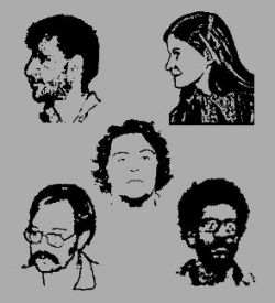 The five prominent members of the George Jackson Brigade