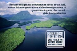 Enbridge Panel to be Greeted with Loud Demonstration
