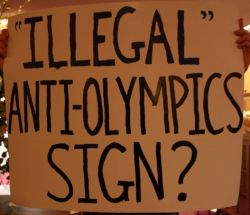 Olympics Sign // Miné Salkin