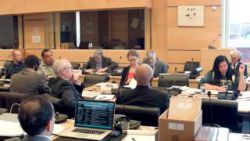  Apache-Nde-Nnee Working Group at UNCERD meeting, December 2015. Photo from youtube posting by Michael Paul Hill.