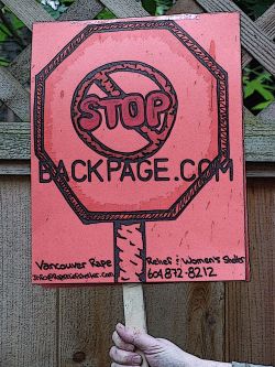 STOP BACKPAGE.COM PROTEST